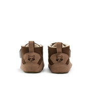 Calzado respetuoso para bebé marrón Gullibare vista trasera