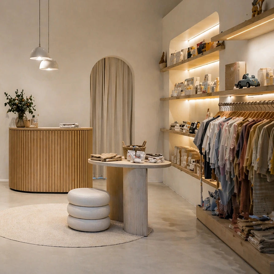 Tienda infantil en Bogotá con ambiente cálido y asesoría personalizada en calzado para niños