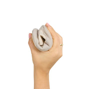 Calzado respetuoso para bebé beige Gullibare muy flexible y ligero