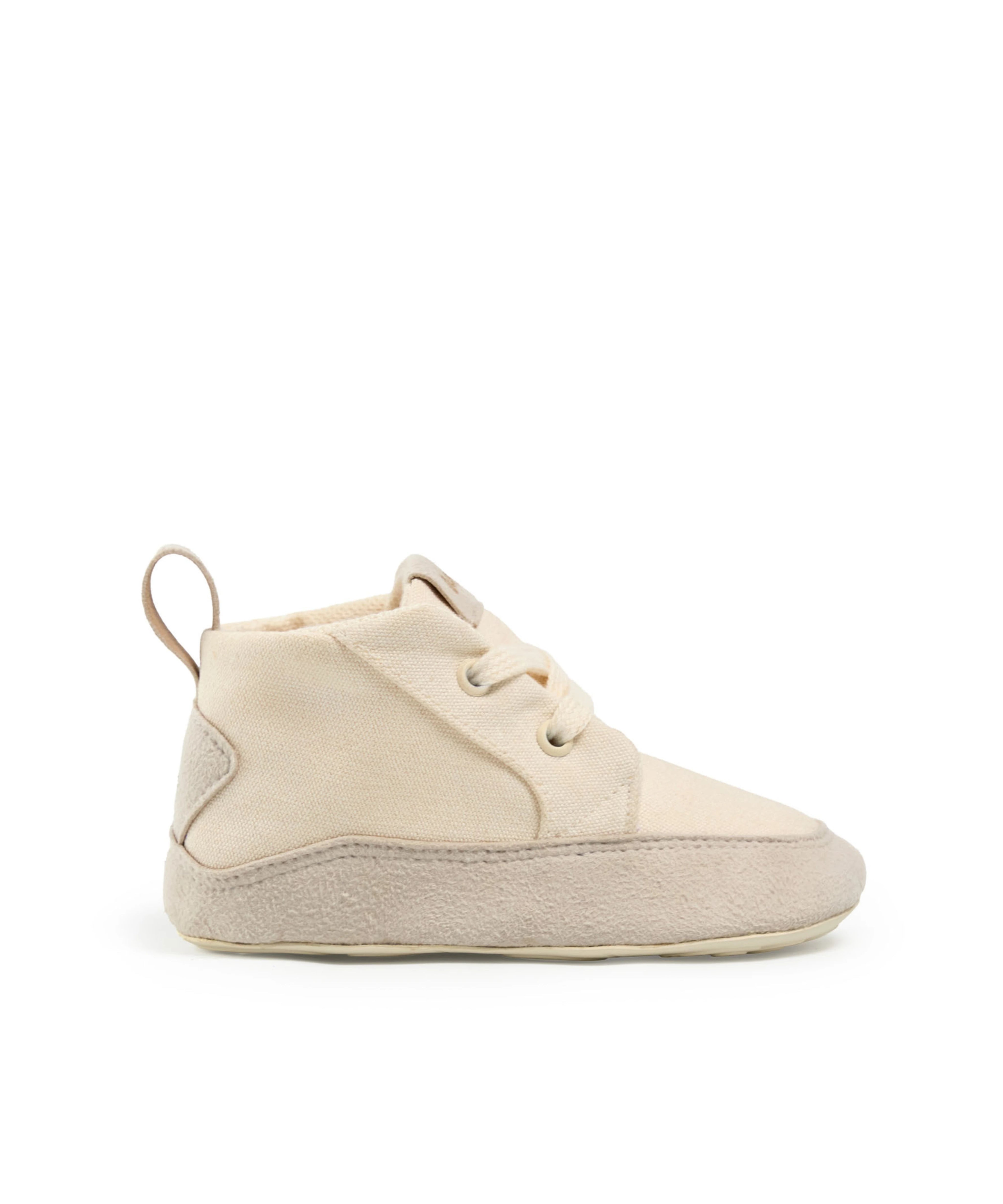 Calzado respetuoso para bebé beige Gullibare con suela flexible