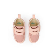 Calzado respetuoso para bebé rosa Gullibare vista superior