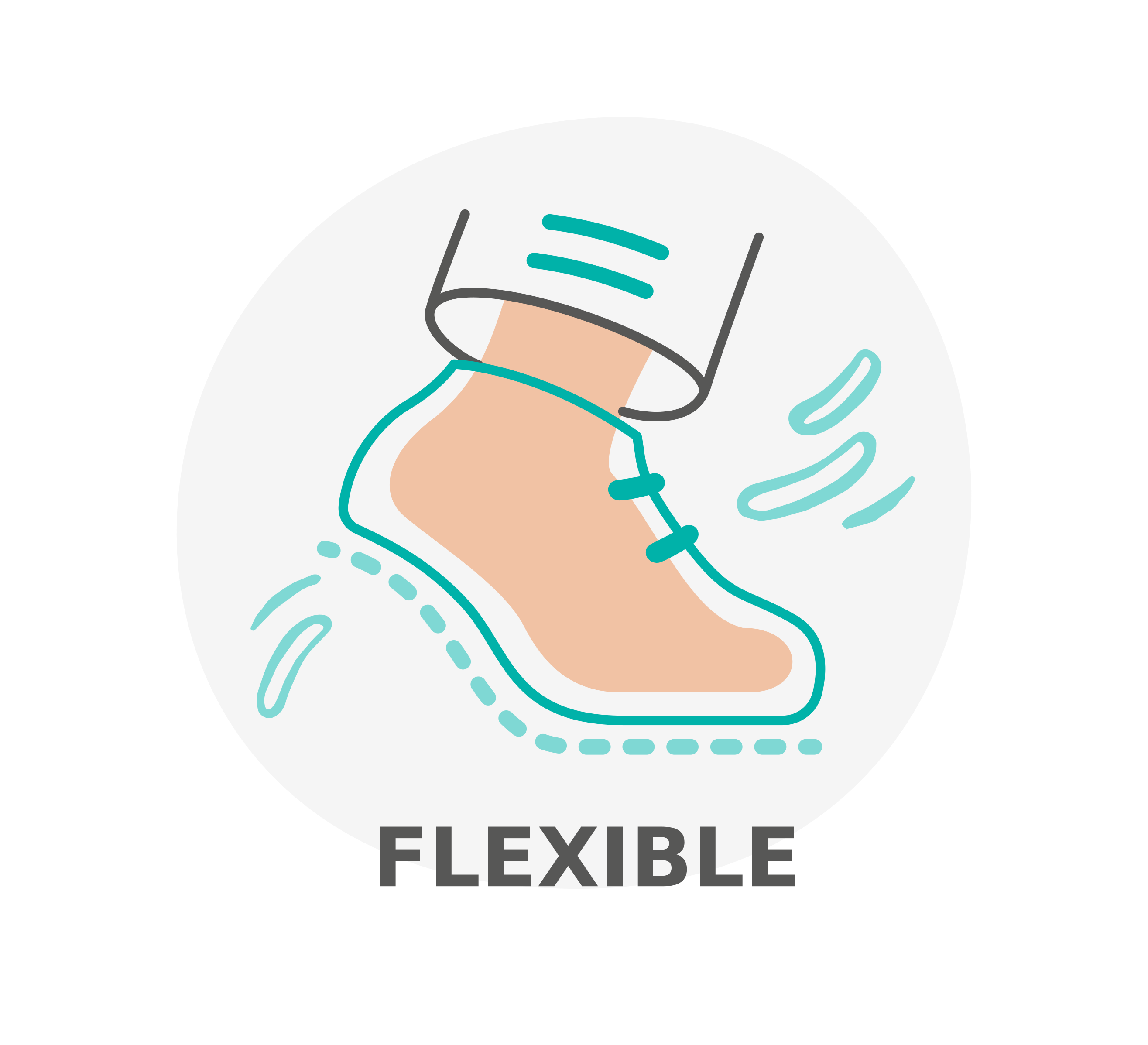 Calzado flexible que acompaña cada paso