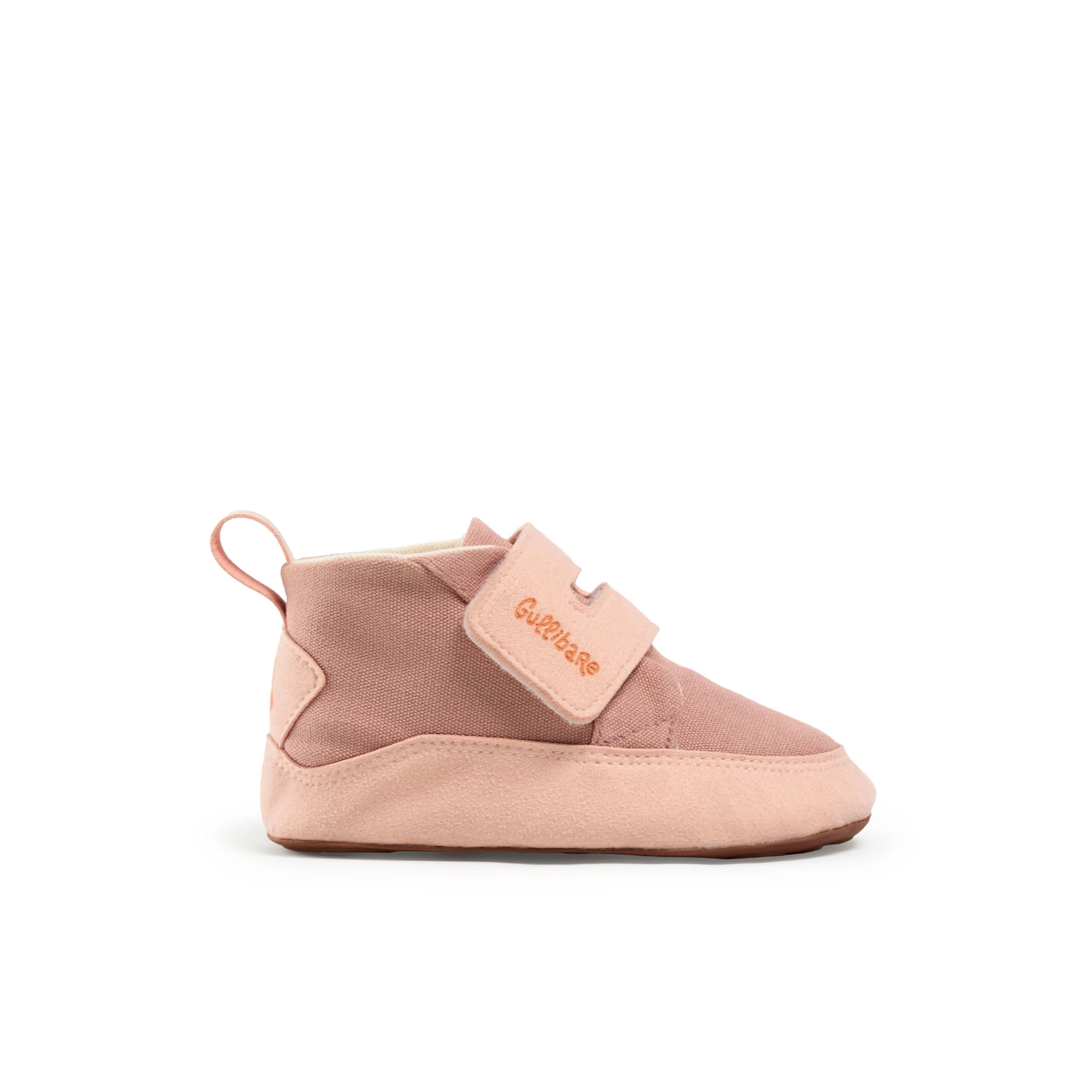 Calzado respetuoso para bebé rosa Gullibare